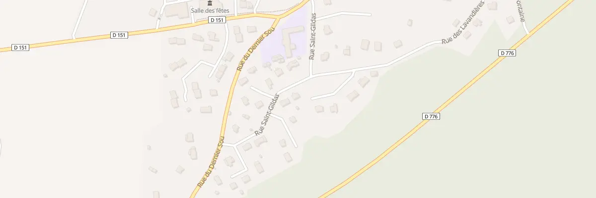 Plan du 2 Rue Saint Gildas à Bohal