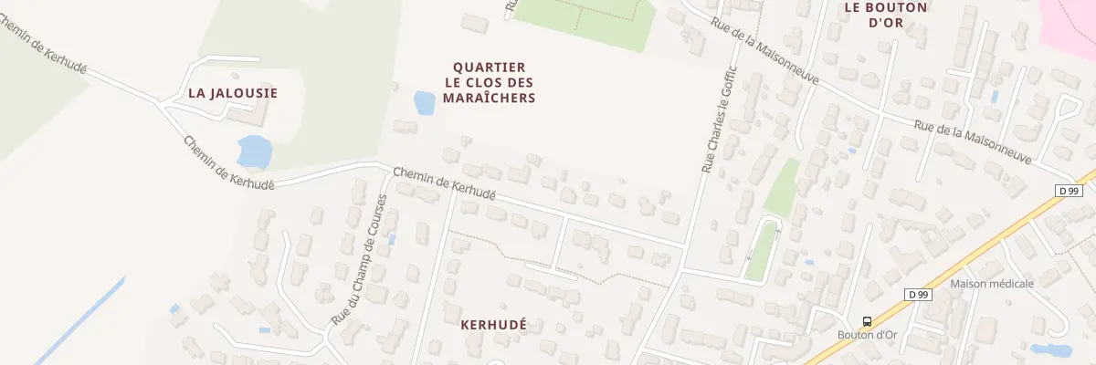 Plan du 12 Che de Kerhude à Guérande