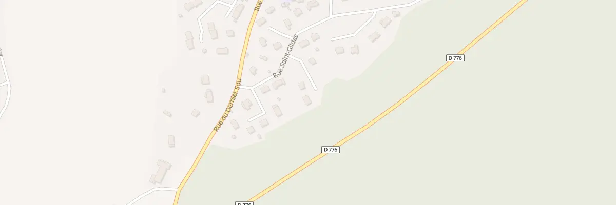 Plan du 11 Rue Saint Gildas à Bohal