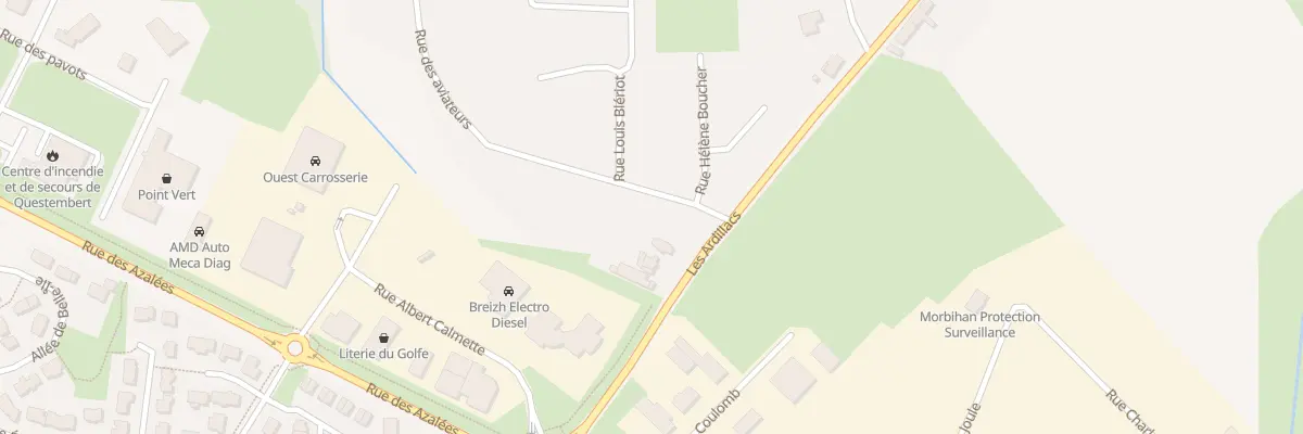 Plan du 5 Rue des Aviateurs à Questembert
