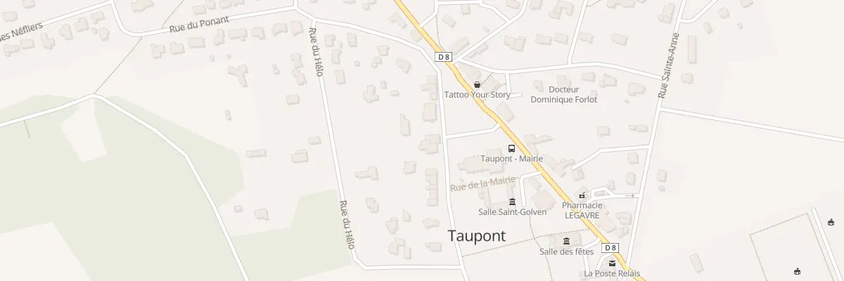 Plan du 10 Rue de la Paix à Taupont