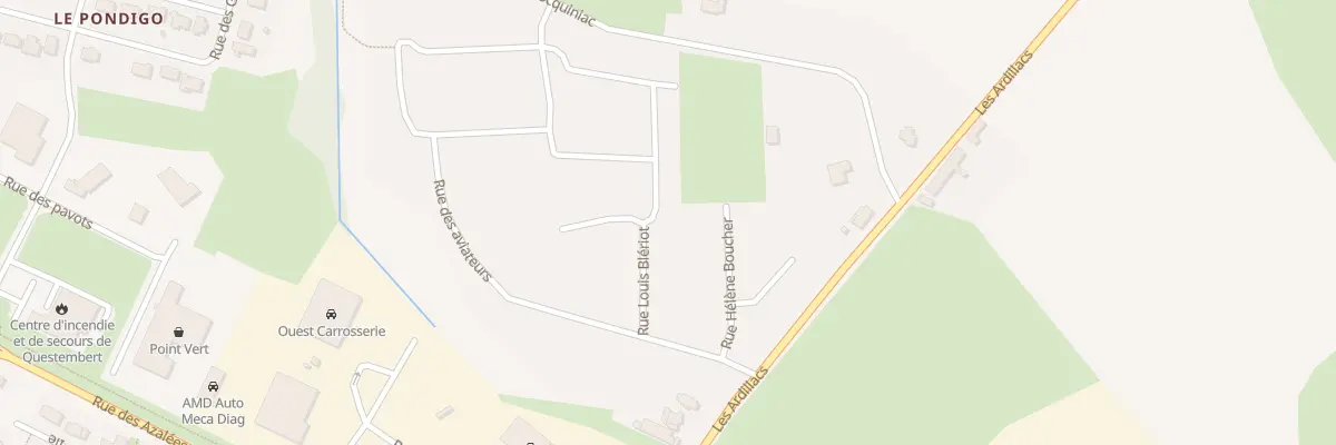 Plan du 7 Rue Louis Blériot à Questembert