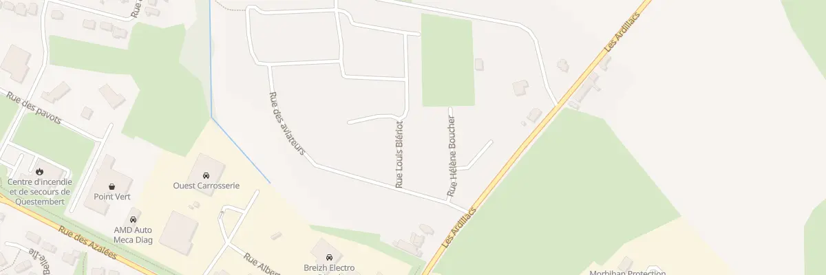 Plan du 9 Rue Louis Blériot à Questembert