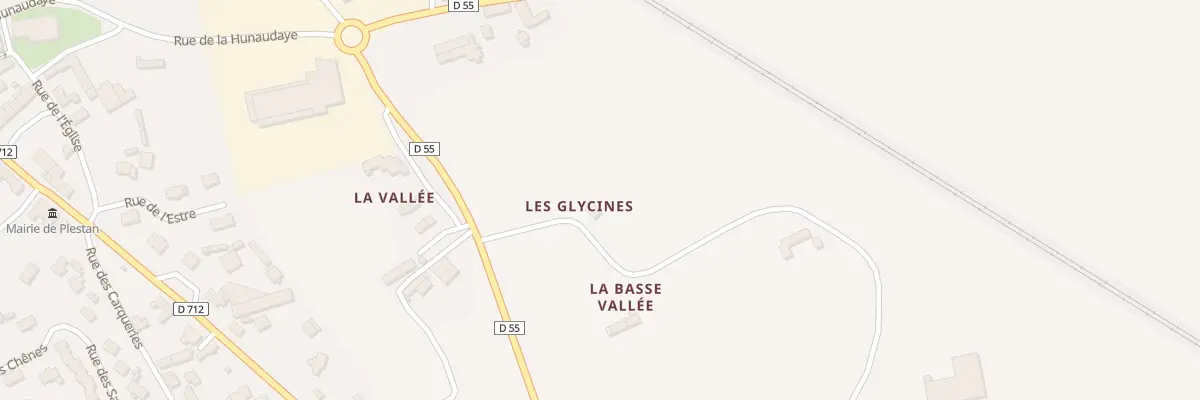 Plan du 5432 La Basse Vallée à Plestan