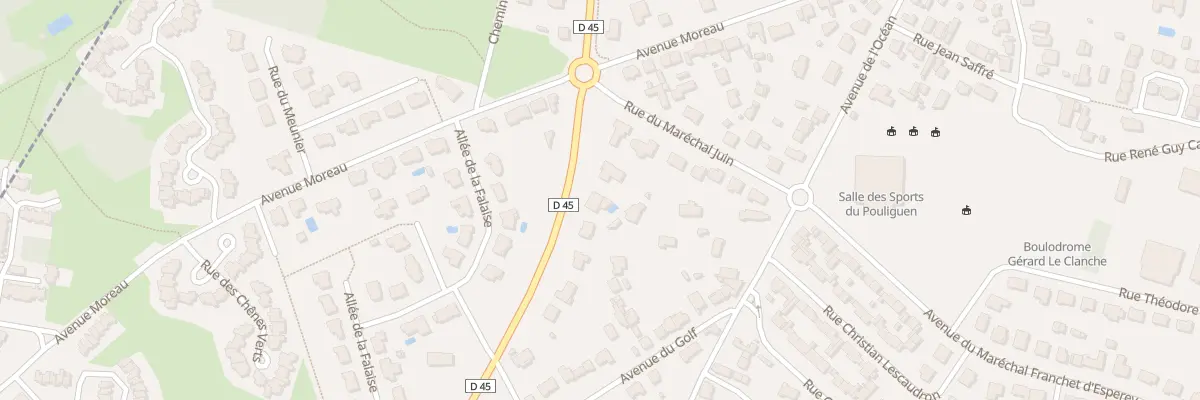 Plan du 57 Bd de l’Atlantique au Pouliguen