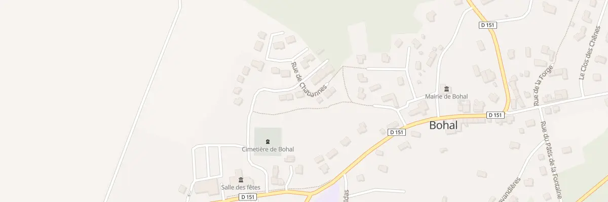 Plan du 6 Rue de Chabannes à Bohal