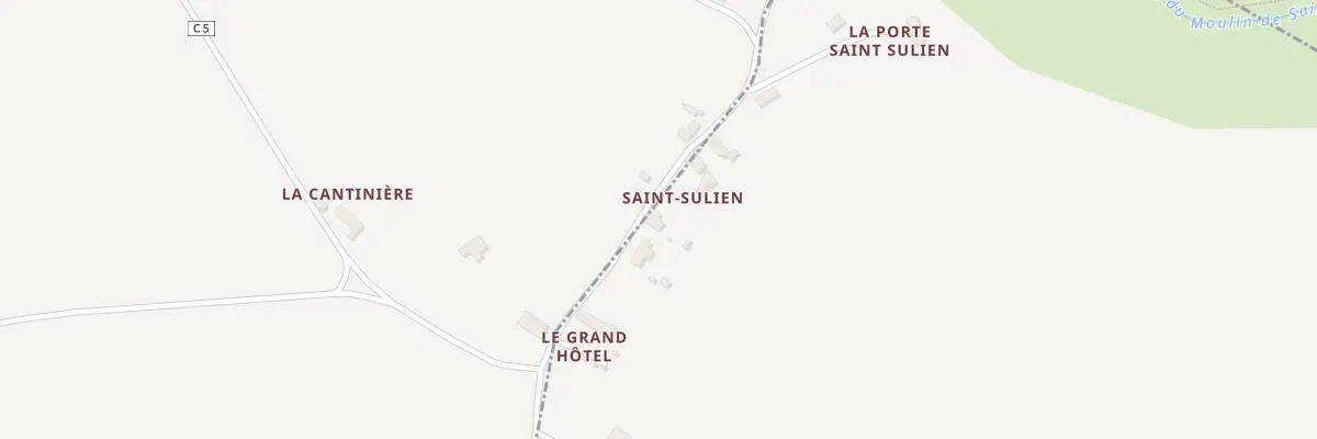 Plan du 5069 Saint Sulien à Saint-Rieul