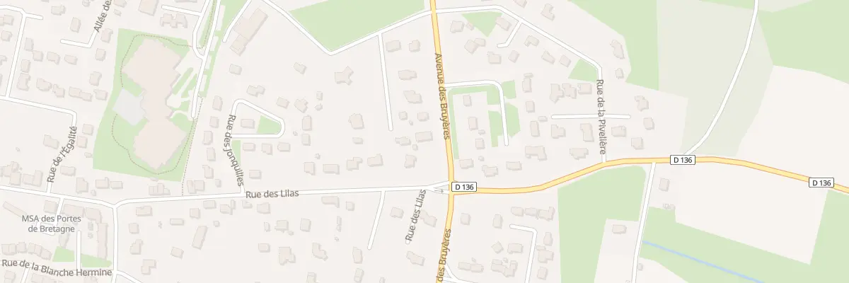 Plan du 13 Rue de la Chataigneraie à Questembert
