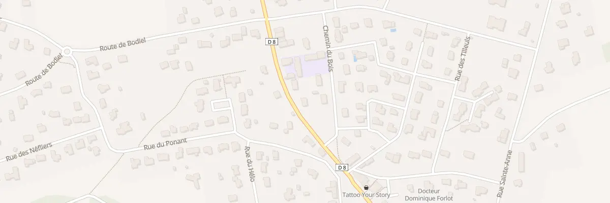 Plan du 11 Av du Porhoët à Taupont
