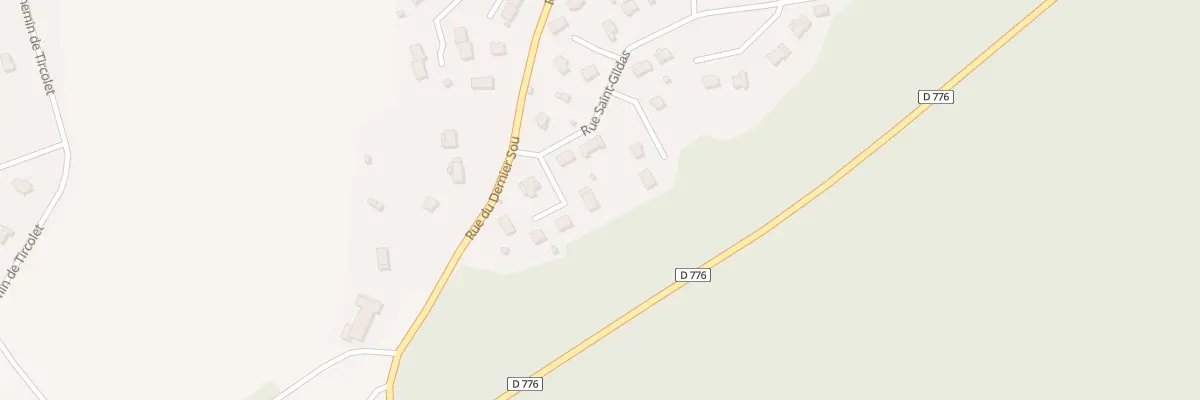 Plan du 13 Rue Saint Gildas à Bohal
