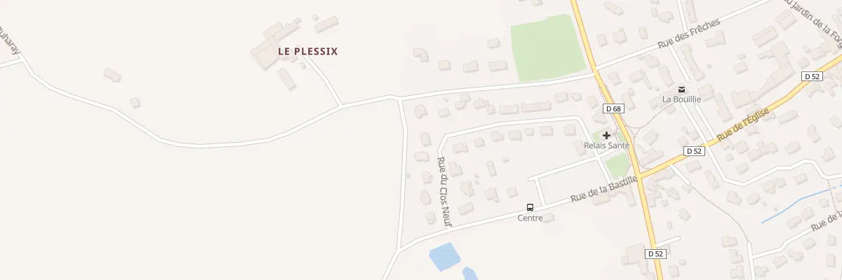 Plan du 7 Rue du Clos Neuf à La Bouillie