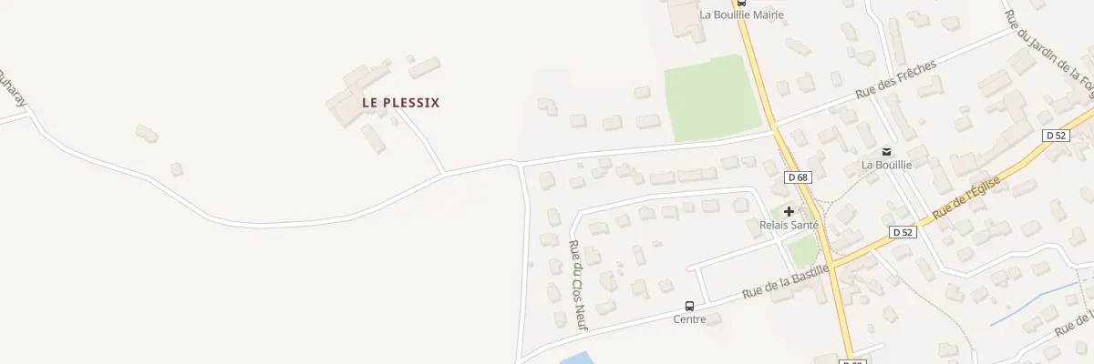 Plan du 9 Rue du Clos Neuf à La Bouillie
