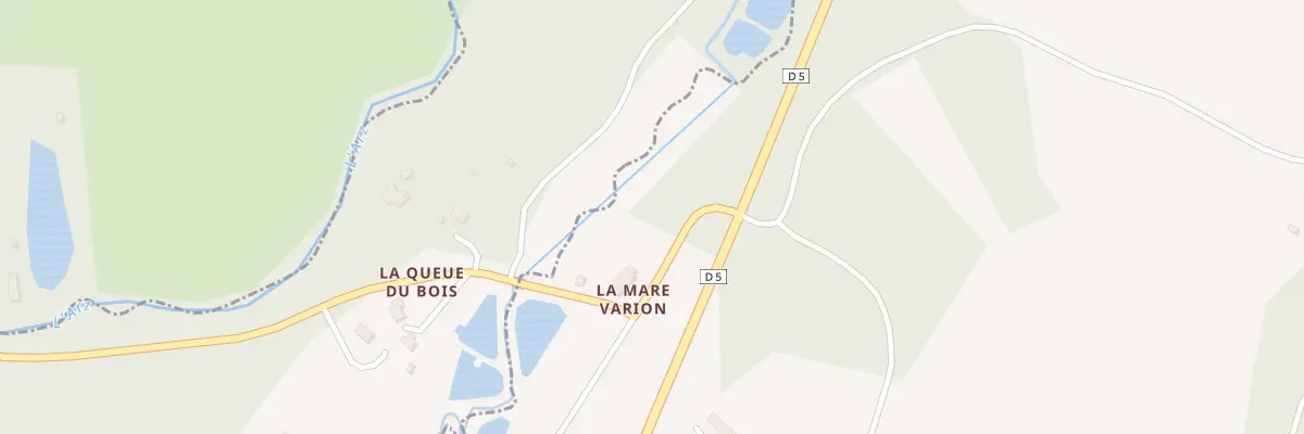 Plan du 2 La Mare Varion à Molac
