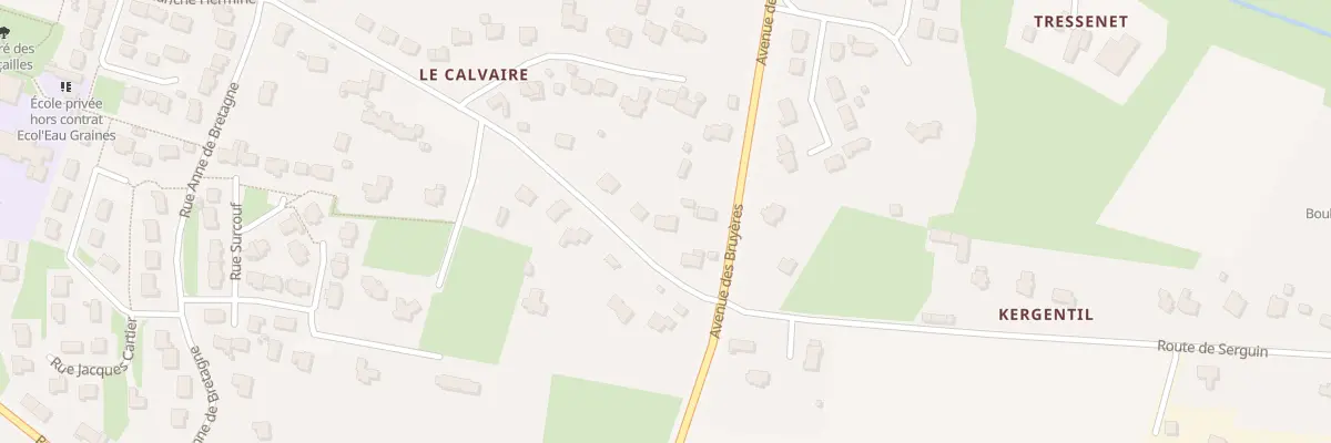 Plan du 29 Rue de Serguin à Questembert