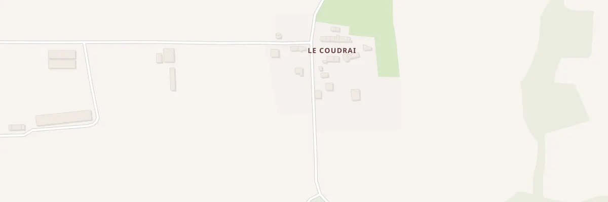 Plan du 6140 Le Coudrai à Sérent