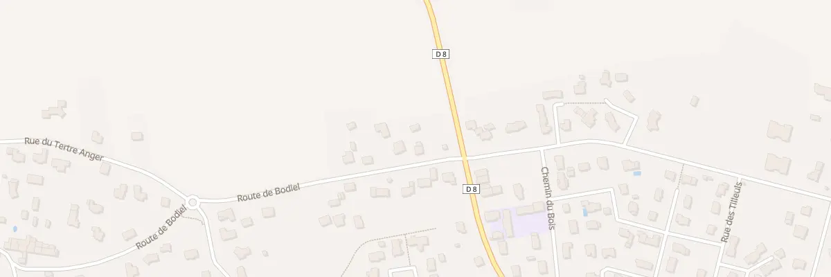 Plan du 4 Rte de Bodiel à Taupont