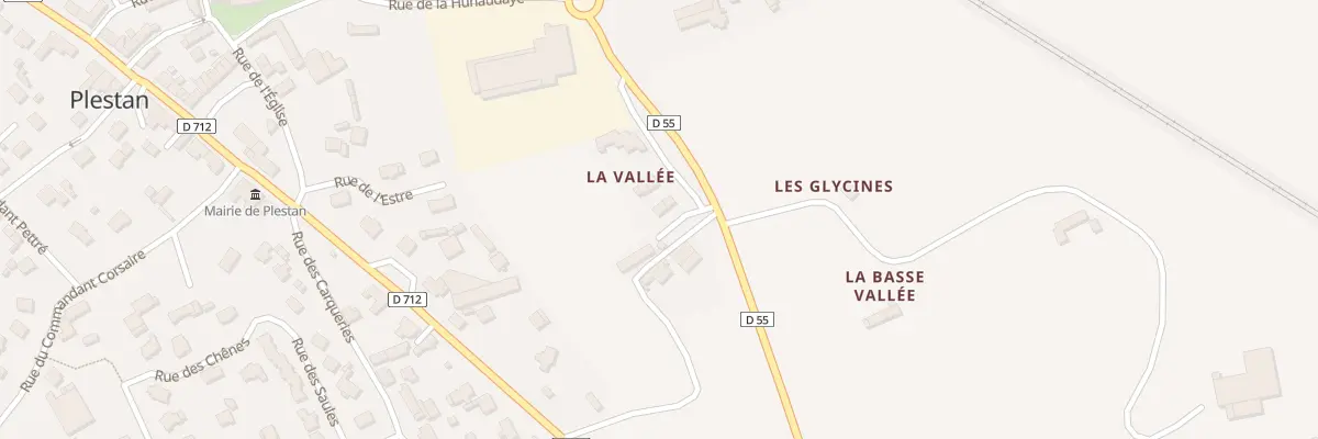 Plan du 5 La Vallée à Plestan