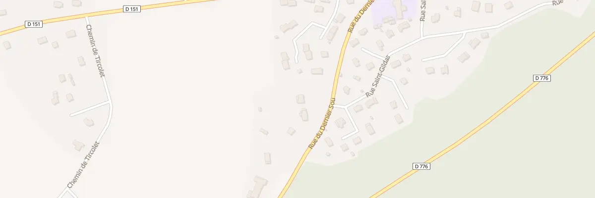 Plan du 2 Rue du Dernier Sou à Bohal
