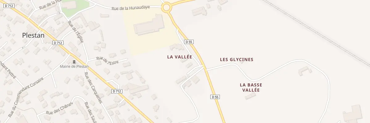 Plan du 9 La Vallée à Plestan
