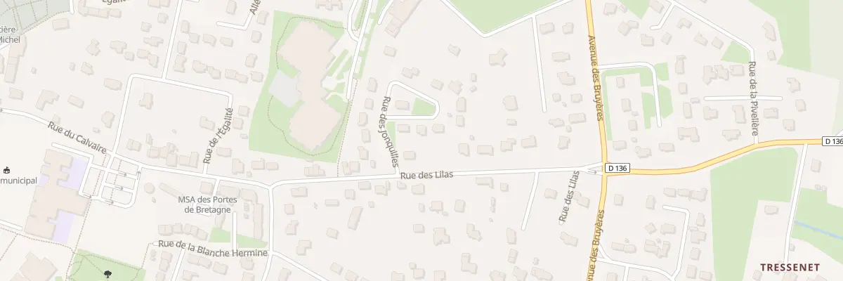 Plan du 4 Rue des Jonquilles à Questembert