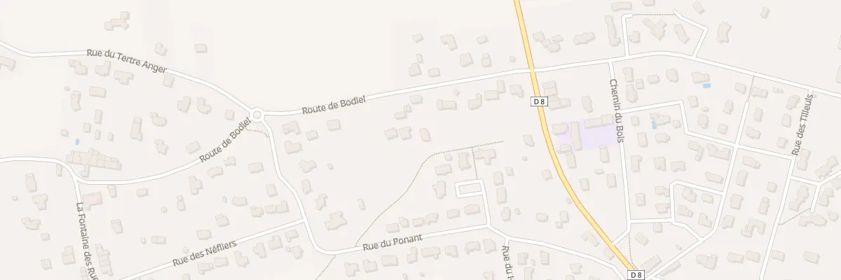 Plan du 7B Rte de Bodiel à Taupont