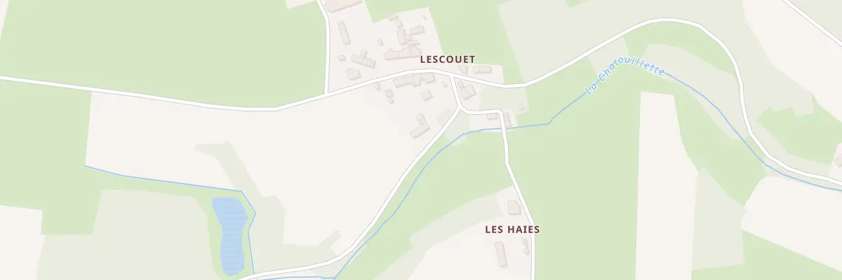 Plan du 5398 Lescouët à Sérent