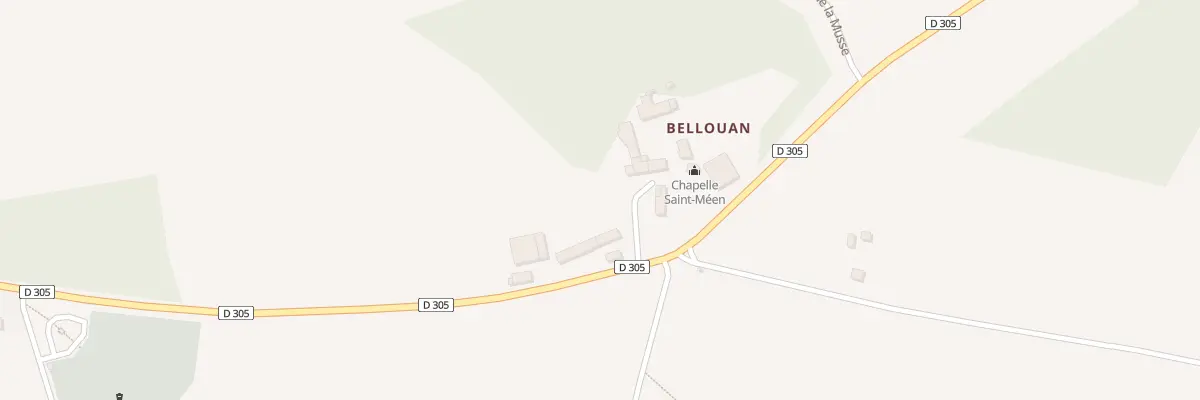 Plan du 5175 Bellouan à Ménéac