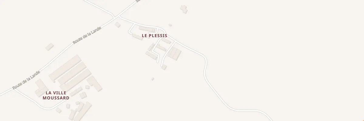 Plan du 9 Rte de la Lande à Hénansal