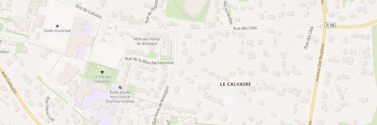 Plan du 7 Rue de Serguin à Questembert