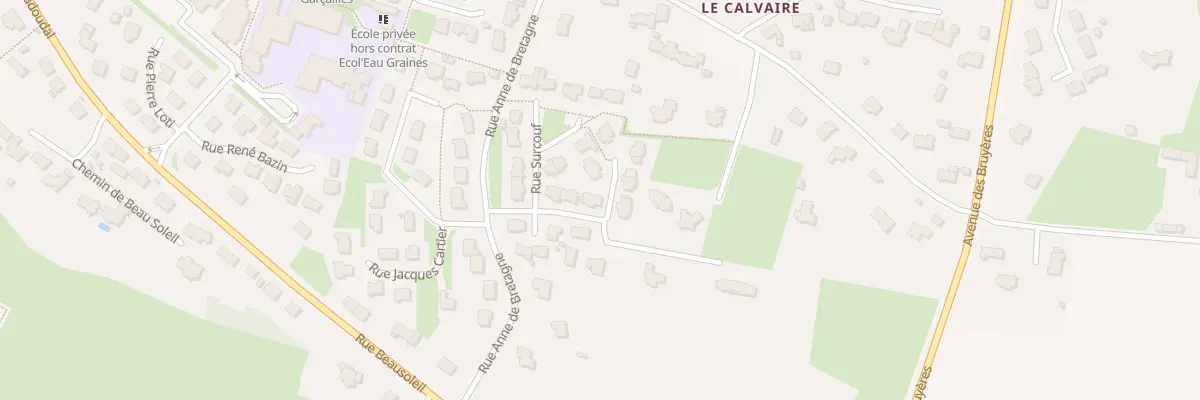 Plan du 9 Rue Surcouf à Questembert