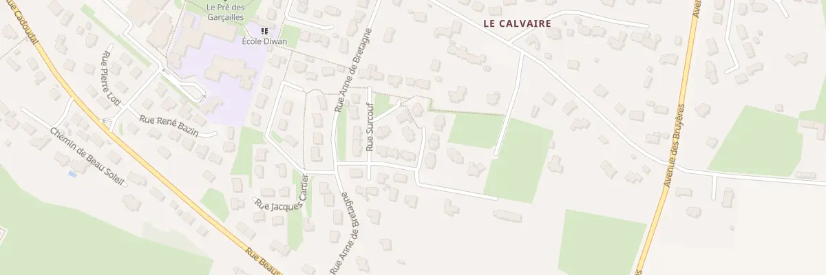 Plan du 8 Rue Surcouf à Questembert
