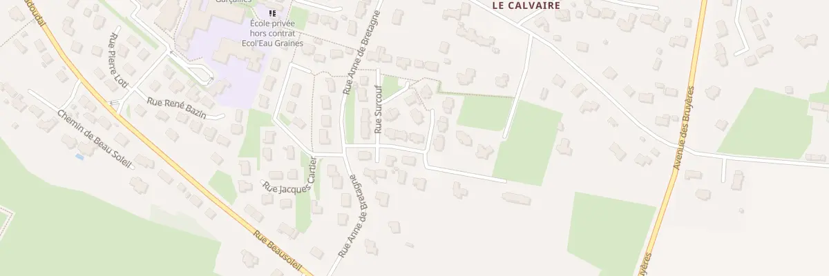 Plan du 10 Rue Surcouf à Questembert