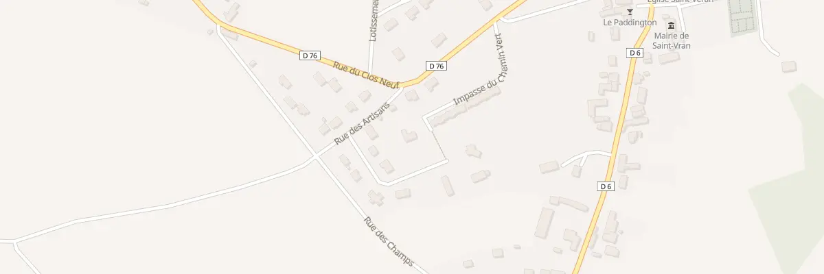 Plan du 13 Imp du Chemin Vert à Saint-Vran