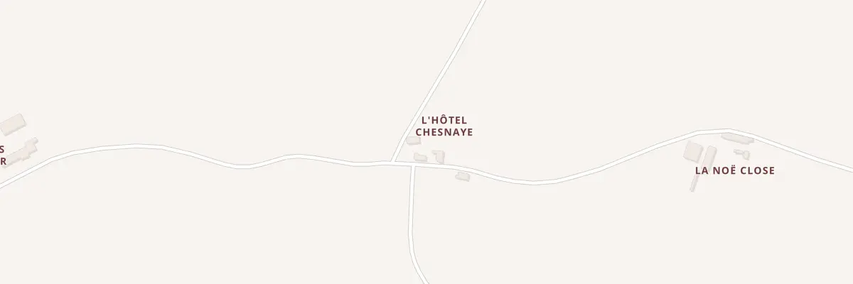 Plan de L’Hôtel Chesnaye à Plénée-Jugon