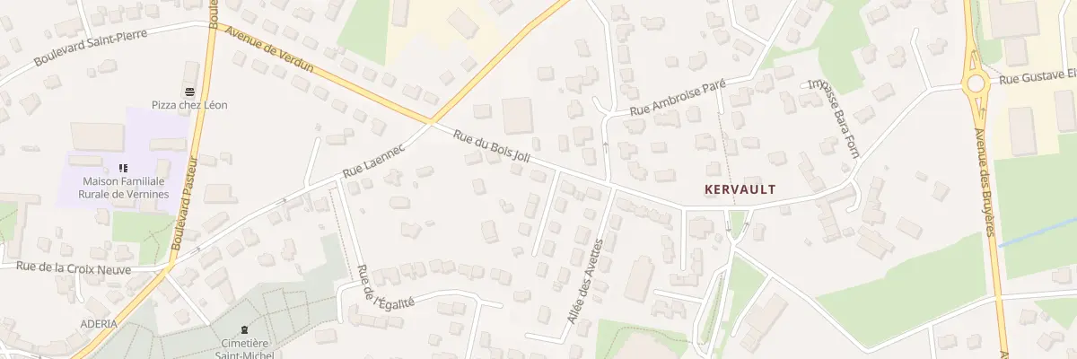 Plan du 8 Rue du Bois Joli à Questembert