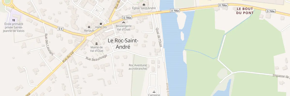 Plan du 6 Rue Beaurivage à Val d’Oust