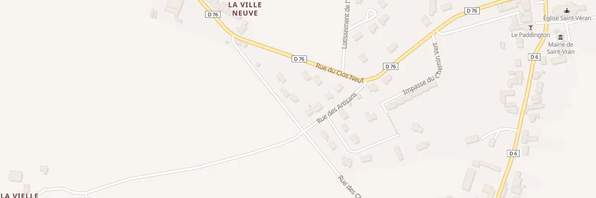 Plan du 4 Rue des Champs à Saint-Vran