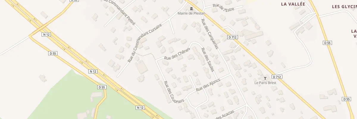 Plan du 3 Rue des Chênes à Plestan
