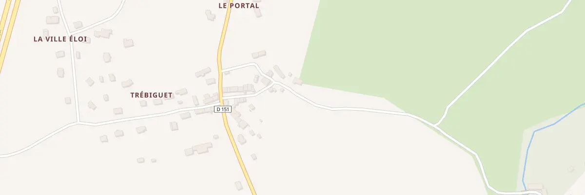 Plan du 5235 Trebiguet à Bohal