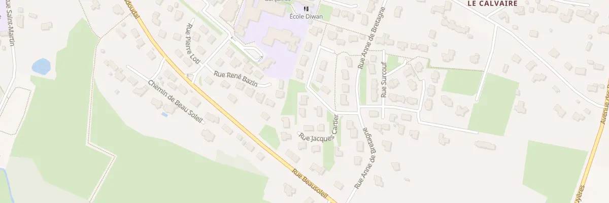Plan du 3 Rue Charles le Goffic à Questembert