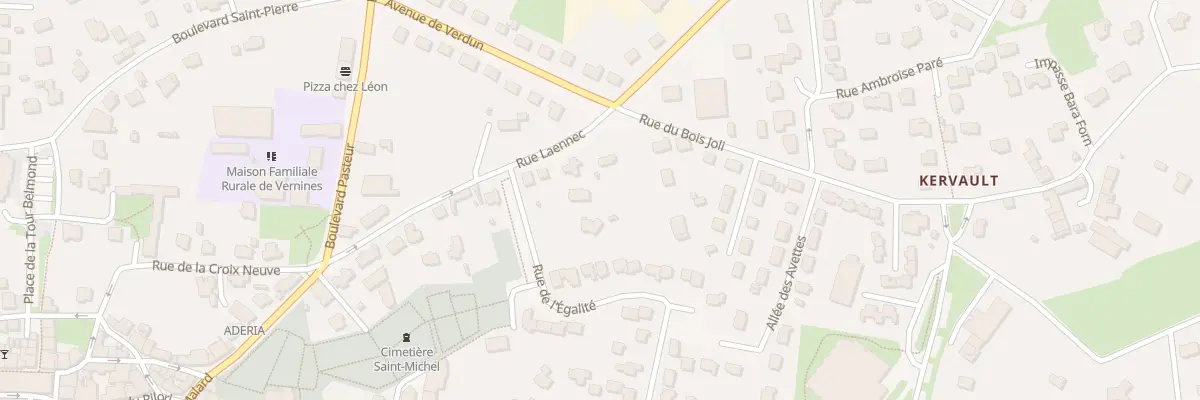 Plan du 22 Rue Laennec à Questembert