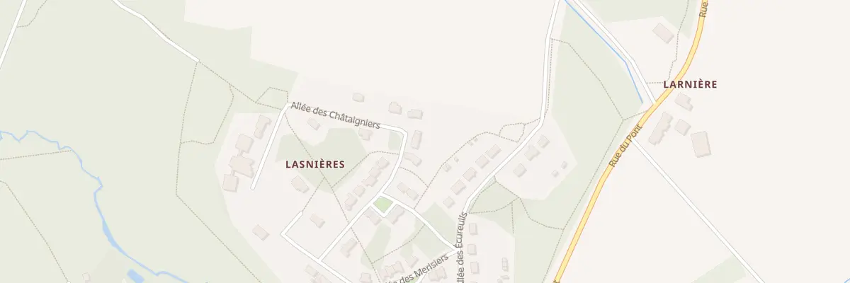 Plan du 3 All des Chataigniers à Val d’Oust