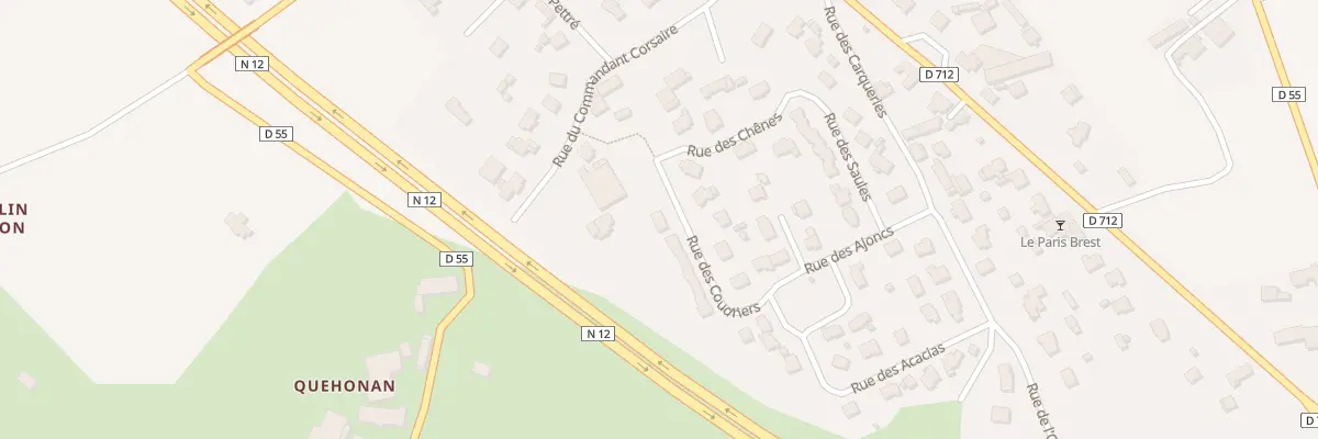 Plan du 13 Rue des Coudriers à Plestan