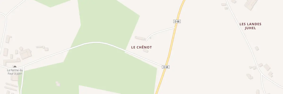 Plan du 16 Rte de Lamballe à Hénansal