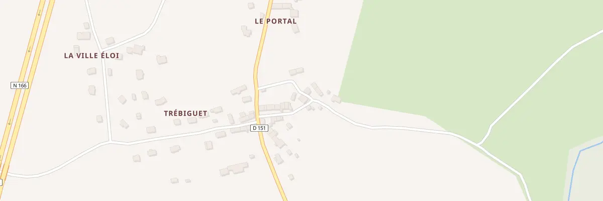 Plan du 5033 Trebiguet à Bohal