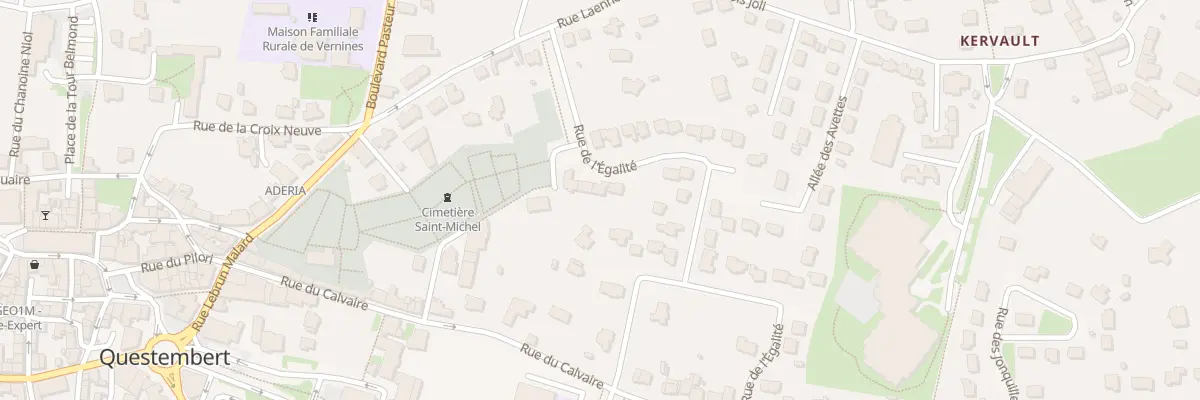 Plan du 8 Rue de l’Egalite à Questembert