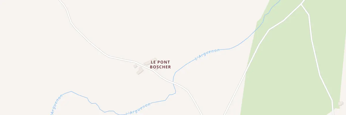 Plan du 5552 Le Pont Boscher à Plénée-Jugon