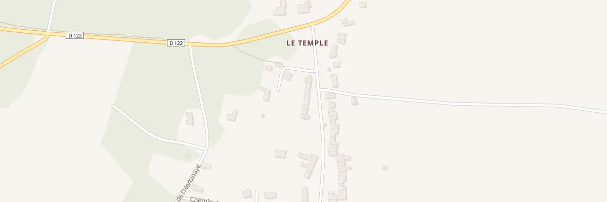 Plan du 16 Le Temple à Guillac
