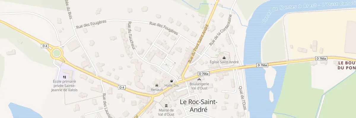 Plan du 8 Rue du Pont Saint-André à Val d’Oust