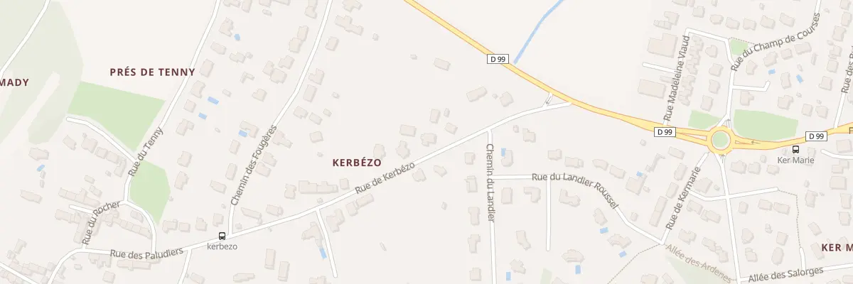 Plan du 6A Rue de Kerbézo à Guérande